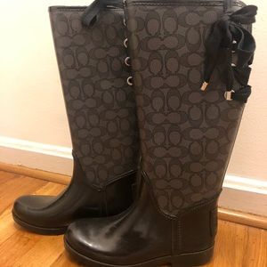 Coach rainboots